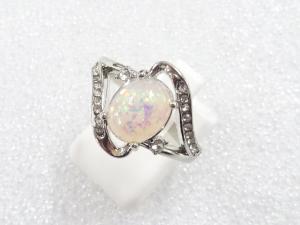 色石　指輪(16.5号)